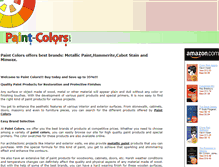 Tablet Screenshot of paint-colors.net
